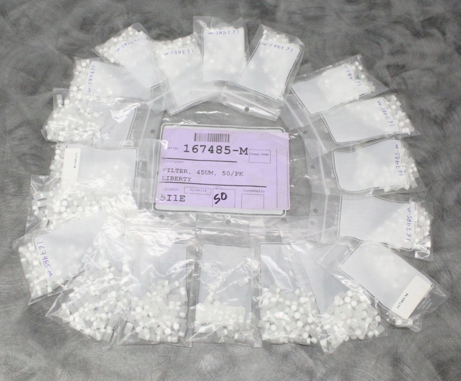 CEM Liberty 167485-M Filter 45µm Bottle Dip Tube Filters 19/ 50 Count Bags