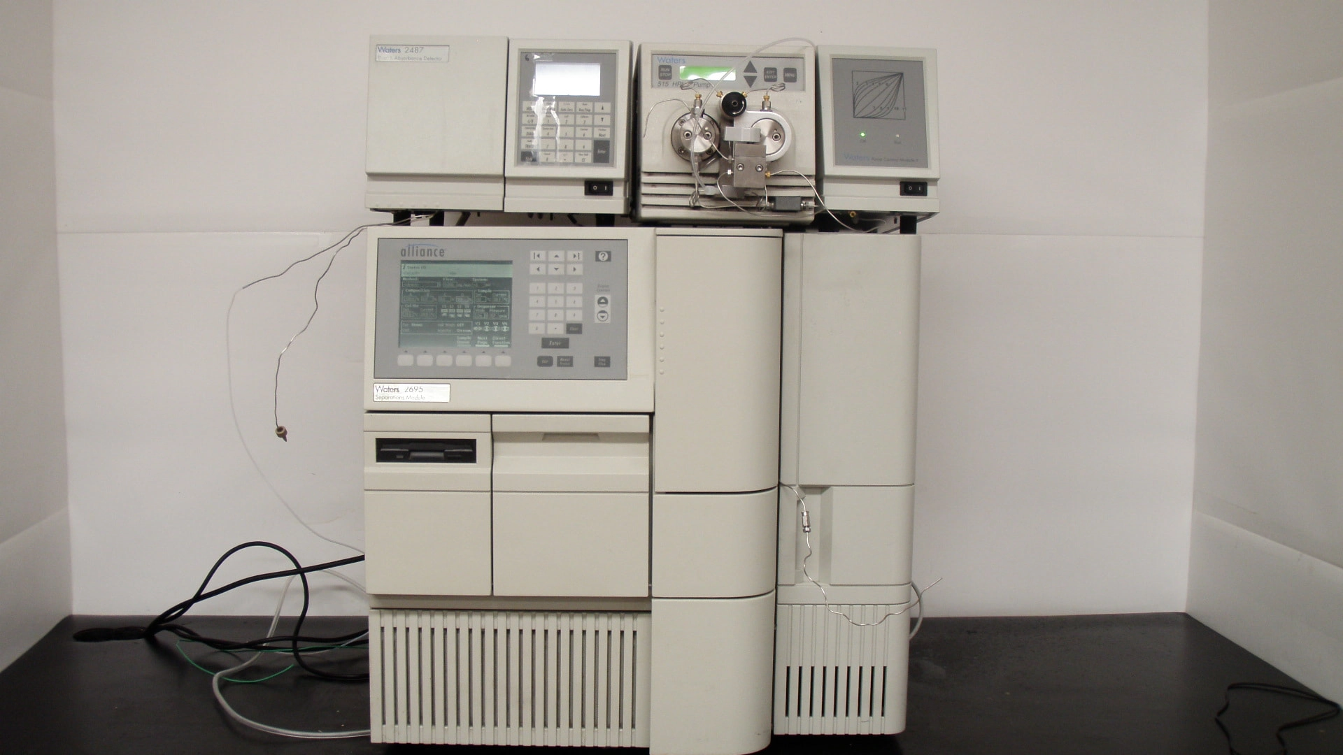 Waters Alliance  2695, 2487, and 515 HPLC System, Power Tested