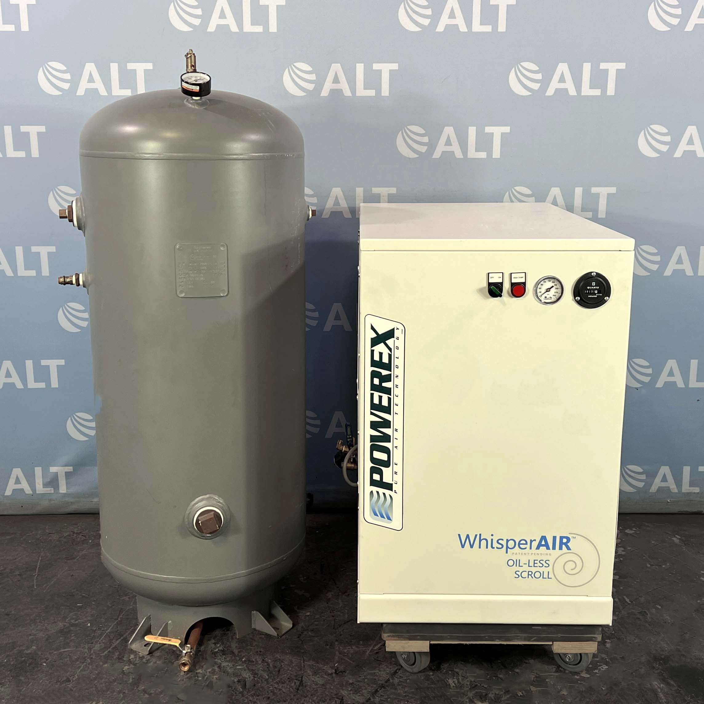 Powerex WhisperAir Oil-Less Air Compressor, Model SF030872HP