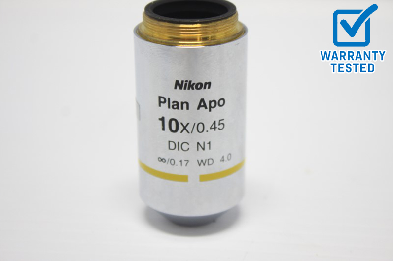 Nikon Plan Apo 10x/0.45 DIC N1 Microscope Objective Unit 8