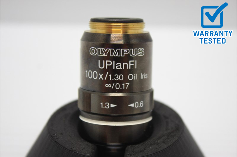 Olympus UPlanFl 100x/1.30 Oil Iris Microscope Objective Unit 7