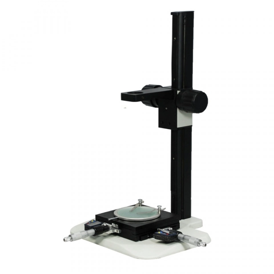 Munday Microscope Track Stand | 39mm Coarse Focus Rack with Measurement Stage
