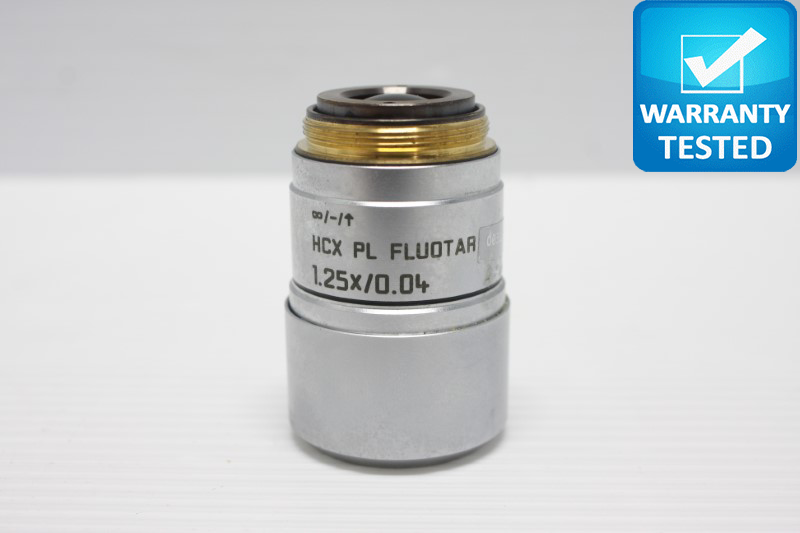 Leica HCX PL FLUOTAR 1.25x/0.04 Microscope Objective Unit 3 506215