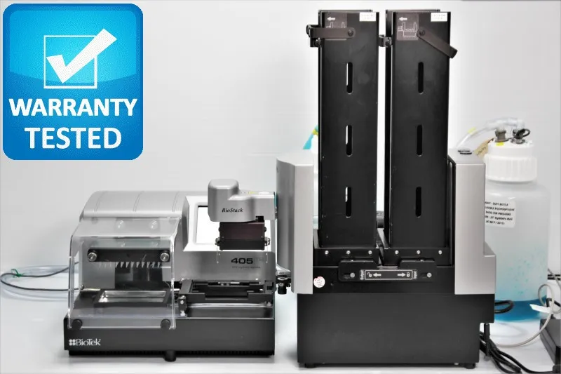 BioTek 405 TS Microplate Washer 405TSRS w/ BioStack Stacker AV
