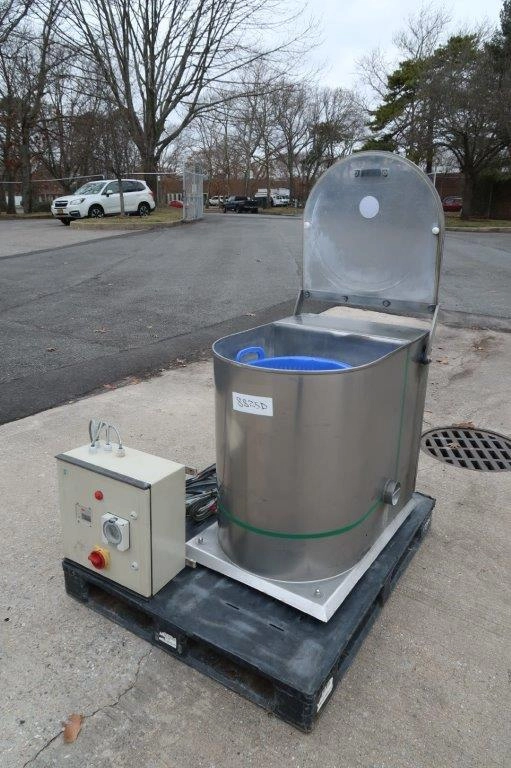 Eillert 20 In. Diameter SS Basket Centrifuge/Spin Dryer