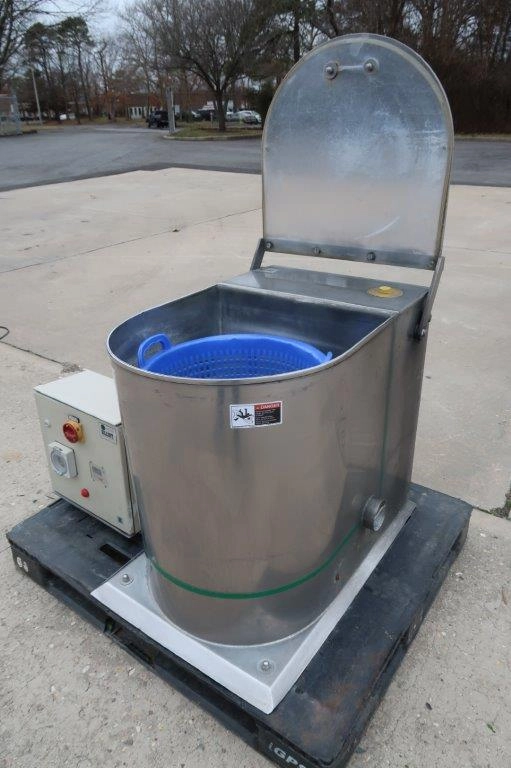 Eillert 20 In. Diameter SS Basket Centrifuge/Spin Dryer