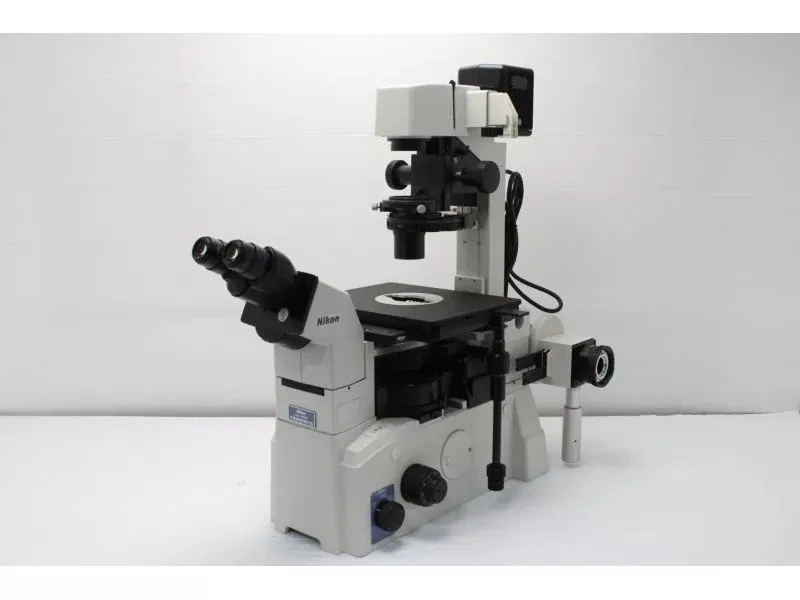 Nikon Eclipse Te2000 S Inverted Fluorescence Phase Contrast Microscope New Filters Pred Ti2 A