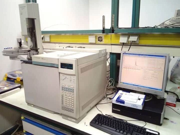 Agilent 6890N GC with FID and 7683 Autosampler