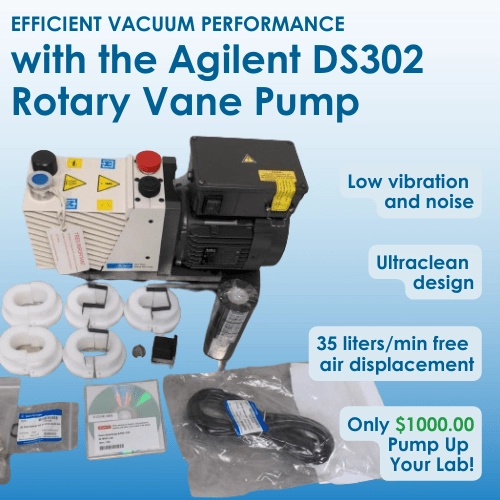 Agilent Dual Stage DS302 Rotary Vane Pump