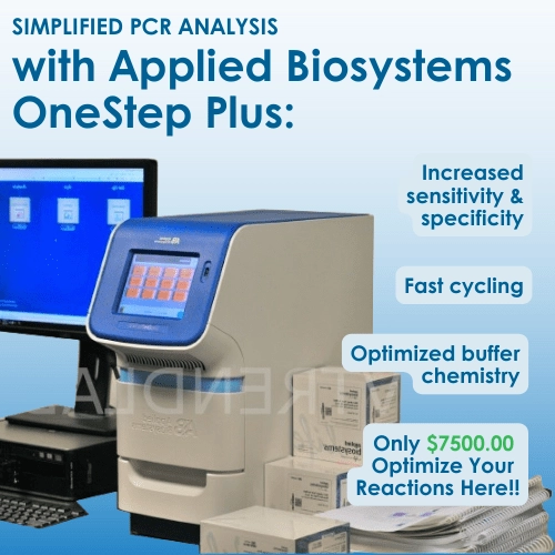 Applied Biosystems OneStep Plus Real-Time PCR 96 Well System