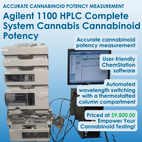 Agilent 1100 HPLC Complete System Cannabis Cannabinoid Potency