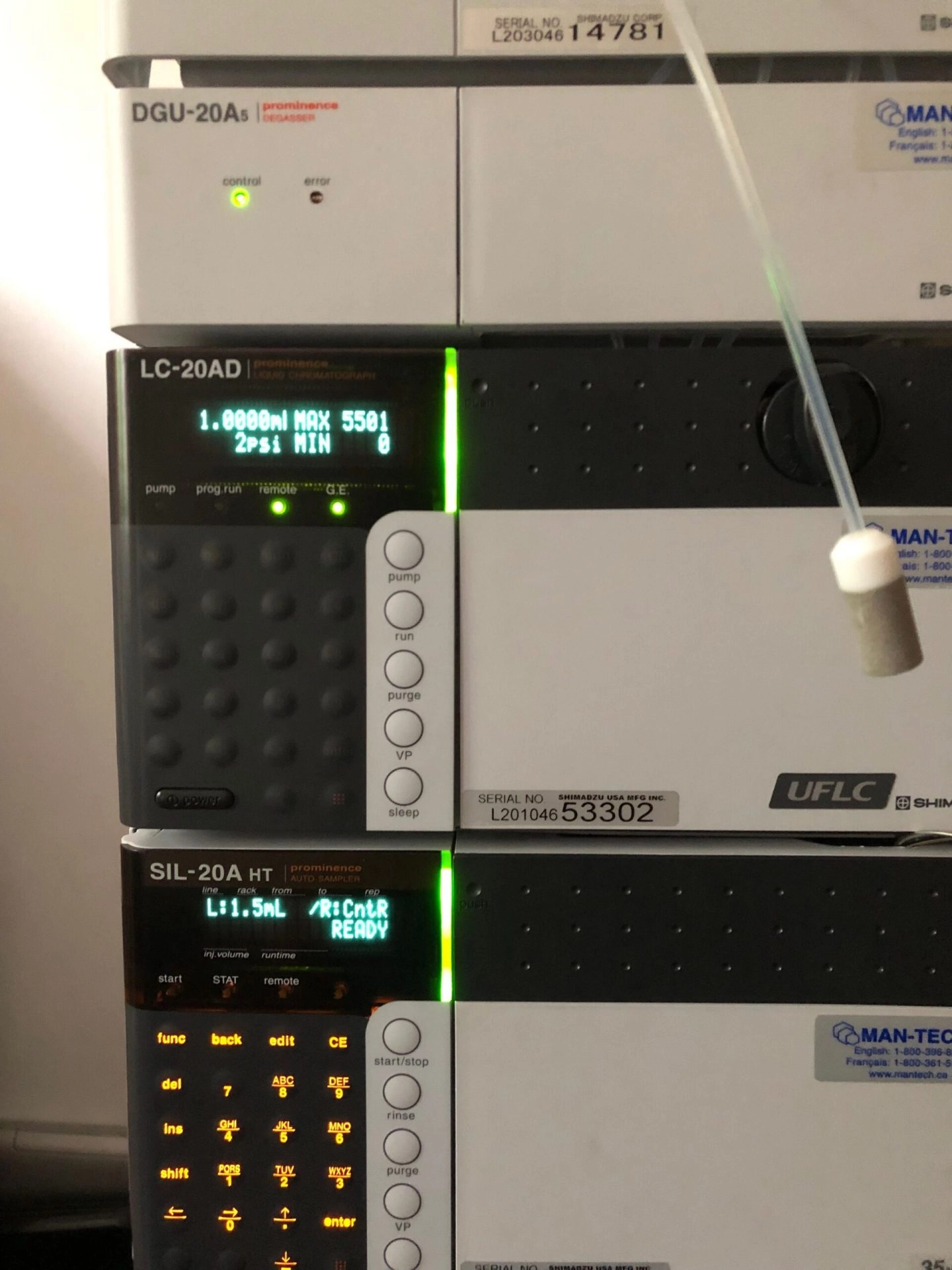 Pompe Shimadzu LC-20AD XR Prominence UPLC avec 1 AN DE GARANTIE