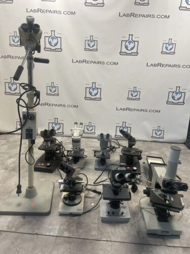 Lot Of Microscopes. Untested. Sold As Is.