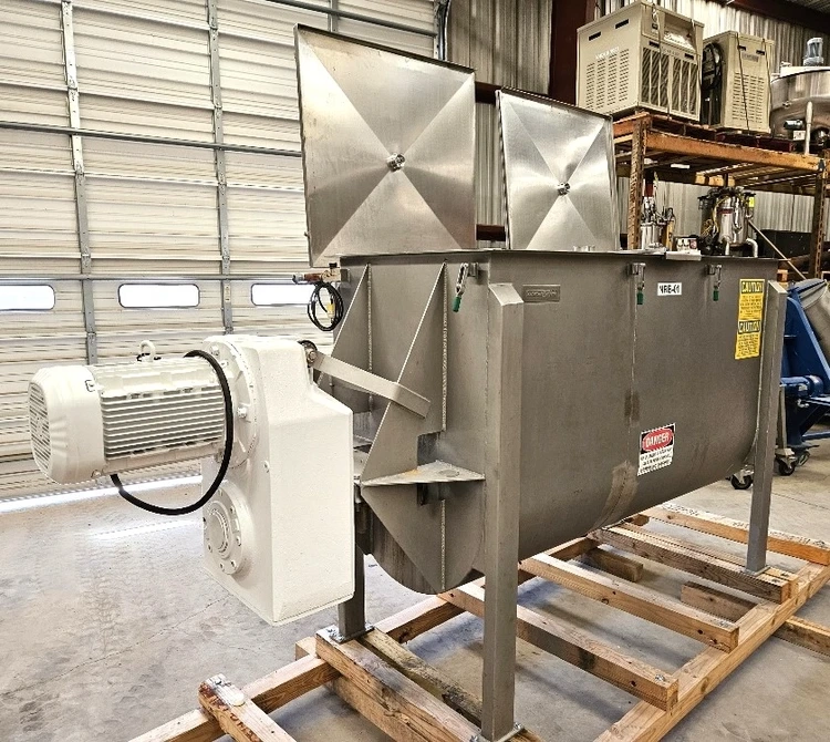 36 Cu.Ft. Stainless steel Ribbon Blender built by American Process Systems