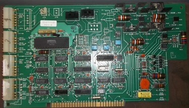 VARIAN CARD, TEMPERATURE CONTROL PCB ASSY 03-917712-00 REV 6, SCHEM 03-917715-00, ON BACK OF CARD
