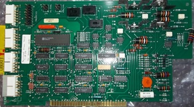 VARIAN CARD, TEMPERATURE CONTROL, ASSY 03-918624-, 03918624-02 REV 2, ON BACK OF CARD, FAB 03-918625