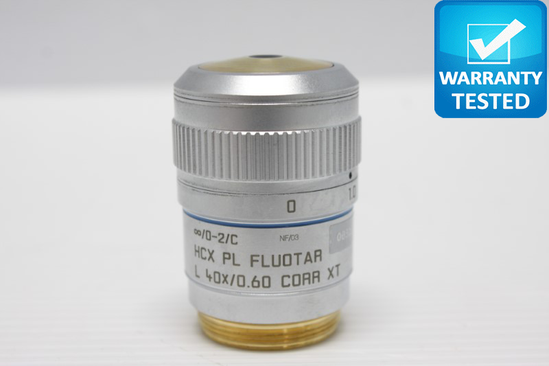 Leica HCX PL Fluotar 40x/0.60 CORR XT Microscope Objective Unit 2 - AV