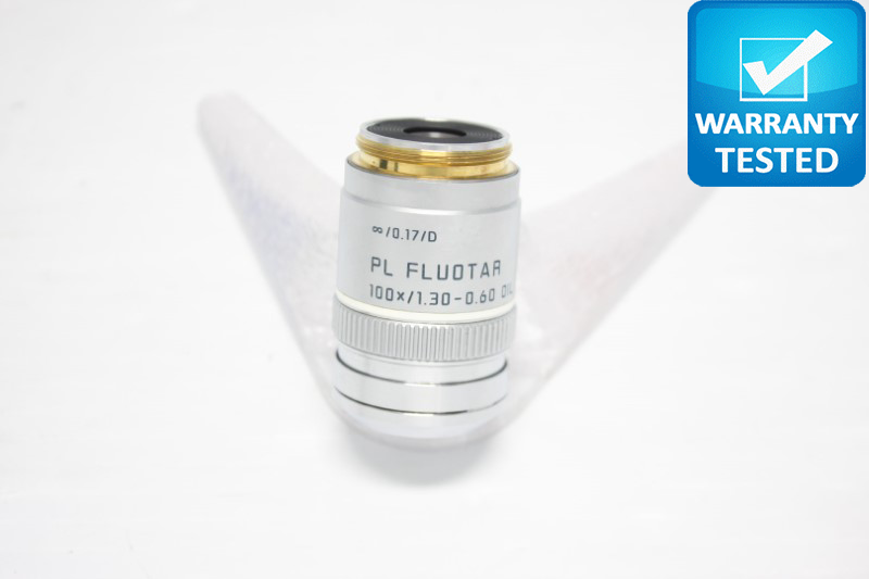 Leica PL Fluotar 100x/1.3-0.6 Oil Microscope Objective 506009 - AV