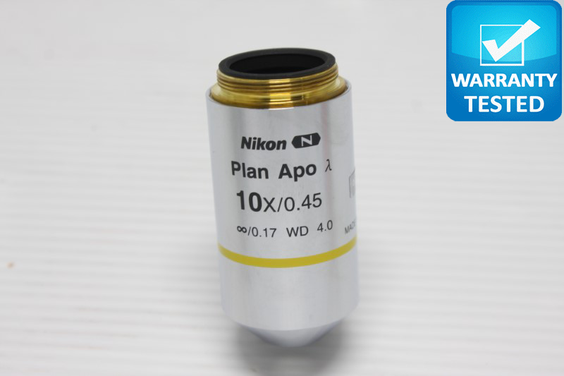 Nikon Plan Apo 10x/0.45 Lambda Microscope Objective - AV