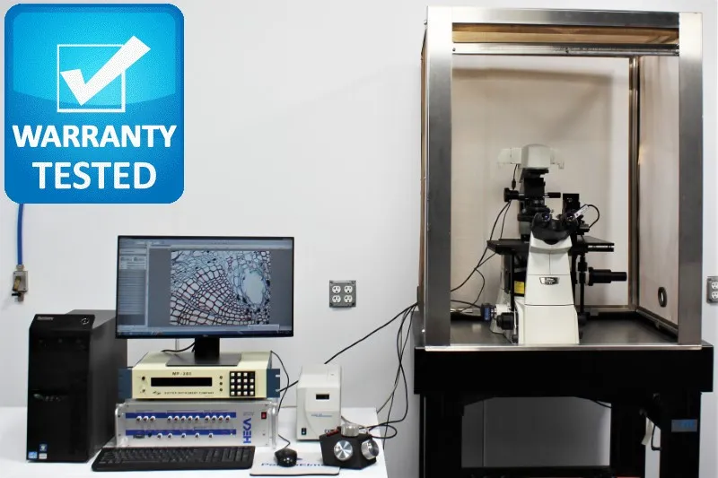 Nikon Electrophysiology Rig Ti-S DIC Fluorescence Microscope HEKA Patch ...