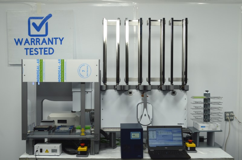 Agilent Bravo NGS Workstation Liquid Handler w/ BenchCel, Labware MiniHub, Multi TEC Control