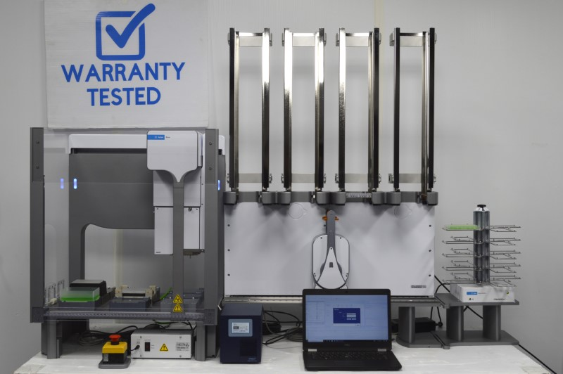 Agilent Bravo NGS Workstation Liquid Handler w/ BenchCel, Labware MiniHub, Multi TEC Control