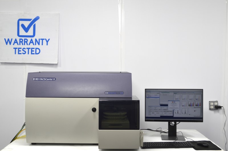 BD FACSCanto II Flow Cytometer (3)Lasers/(8)Colors/(10)Detectors w/ HTS