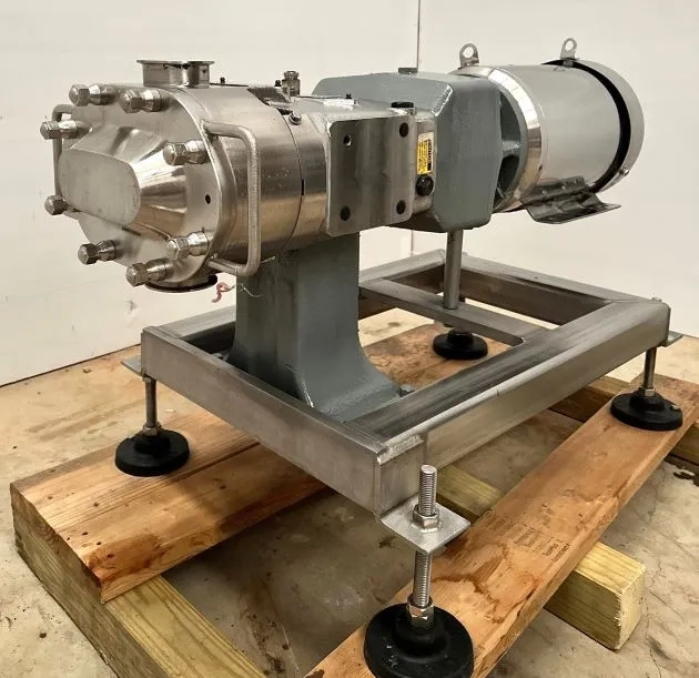 Waukesha Cherry-Burrell Model 130U2 rotary lobe, positive displacement pump