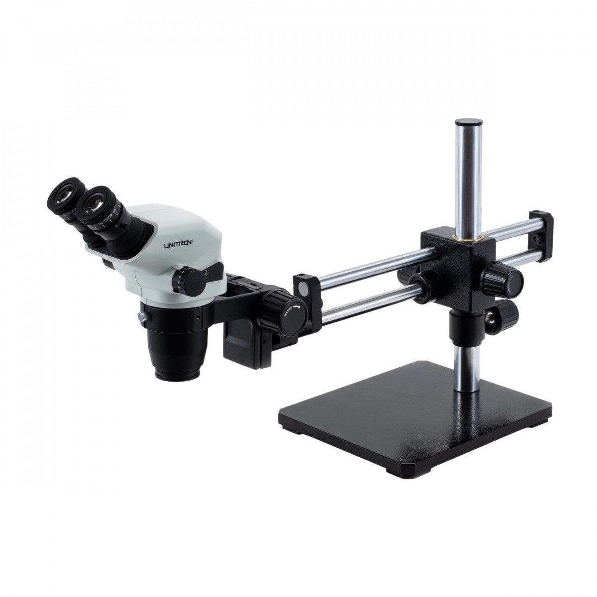 Unitron Z645 Zoom Stereo Microscope on Ball Bearing Boom Stand | Industrial