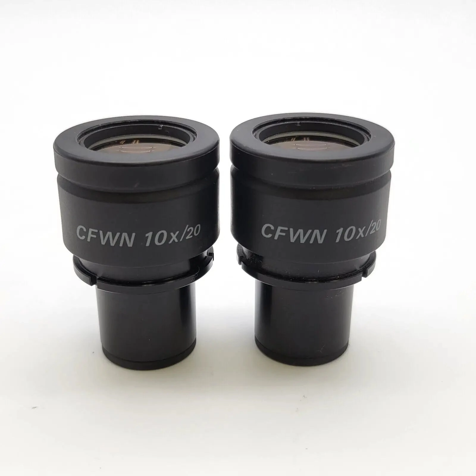Nikon Microscope Focusing Eyepiece Pair CFWN 10x/20 Eyepieces Labophot Optiphot