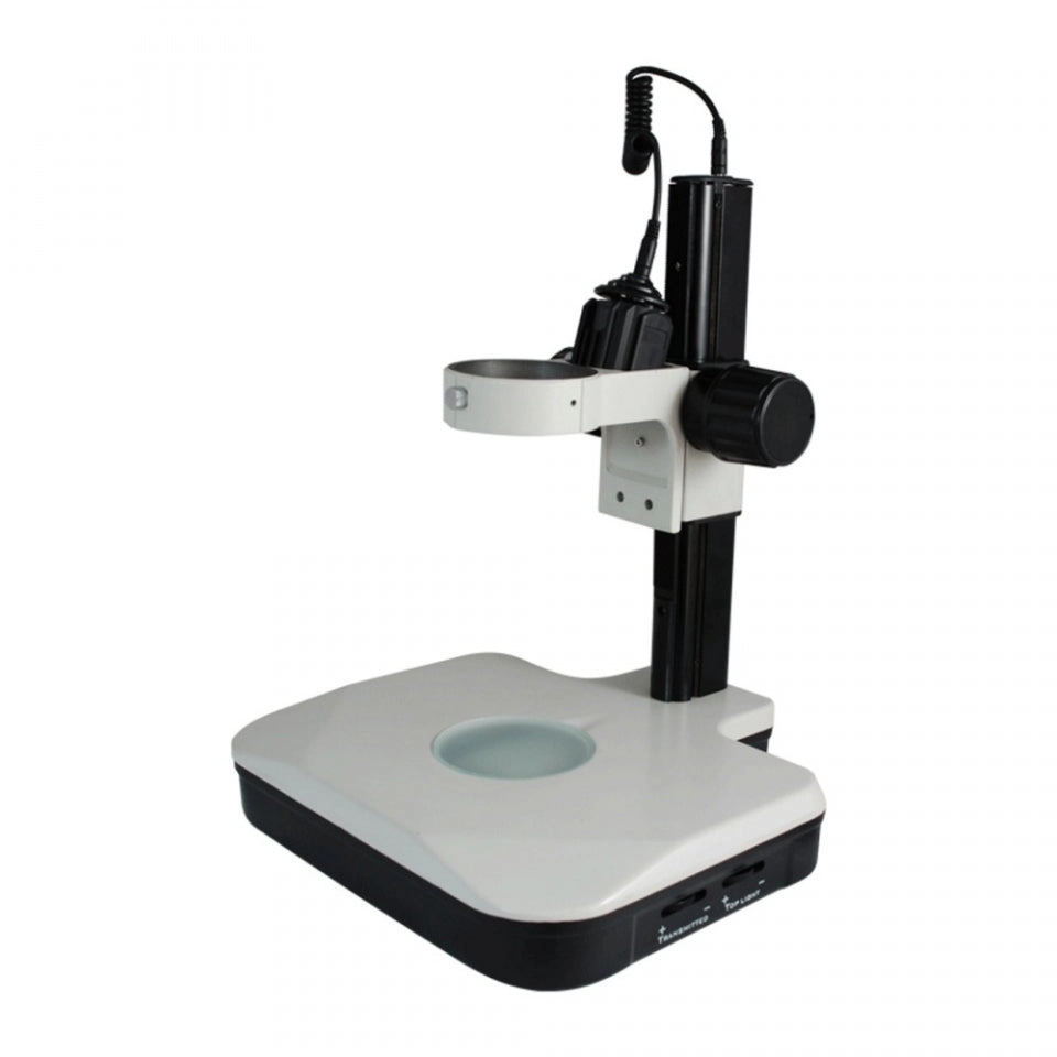 Munday Microscope Track Stand | 83mm Coarse Focus Rack | Halogen and Fluorescent