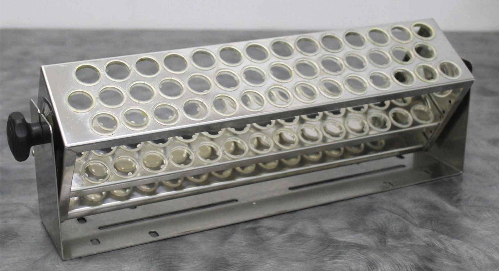 Test Tube Rack 42 x 18mm Holes Stainless Steel for Incubator Shakers ...