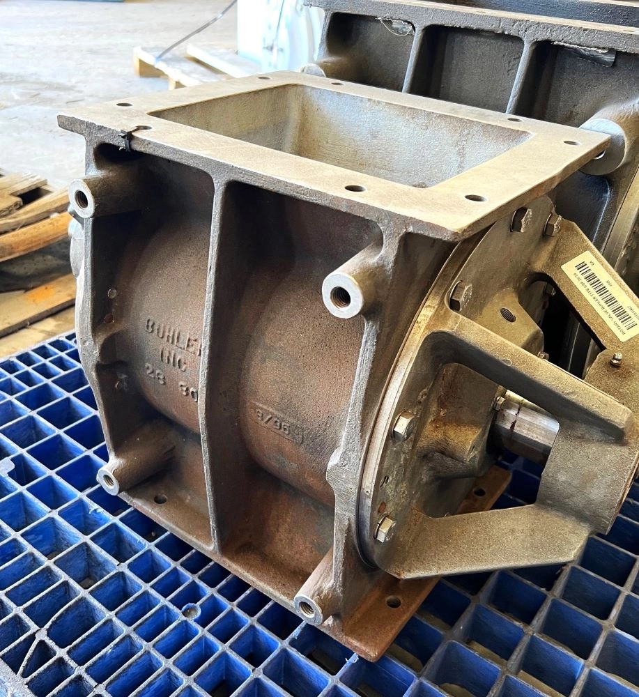 8" X 10" STAINLESS X 16" HT. BUHLER AIRLOCK ROTARY AIR LOCK VALVE