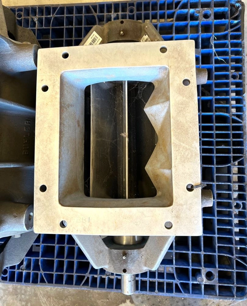 8" X 10" STAINLESS X 16" HT. BUHLER AIRLOCK ROTARY AIR LOCK VALVE