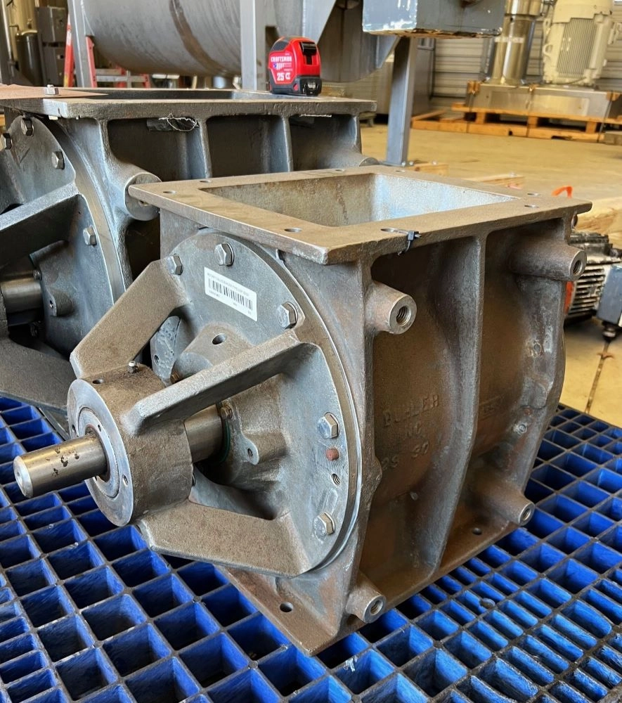 8" X 10" STAINLESS X 16" HT. BUHLER AIRLOCK ROTARY AIR LOCK VALVE