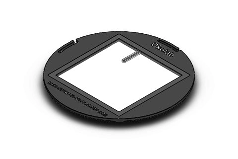 Okolab NIKON TI SR GLASS/FRAME | Thermal Plate for Nikon Ti Inverted Microscopes