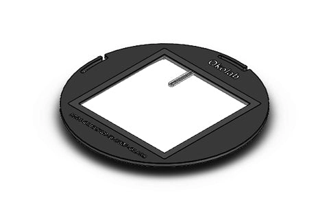 Okolab OLYMPUS IX SUSP GLASS | Thermal Plate for Olympus Inverted Microscope