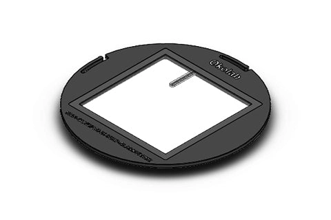 Okolab OLYMPUS IX SUSP GLASS/FRAME | Thermal Plate for Olympus Inverted Microscope