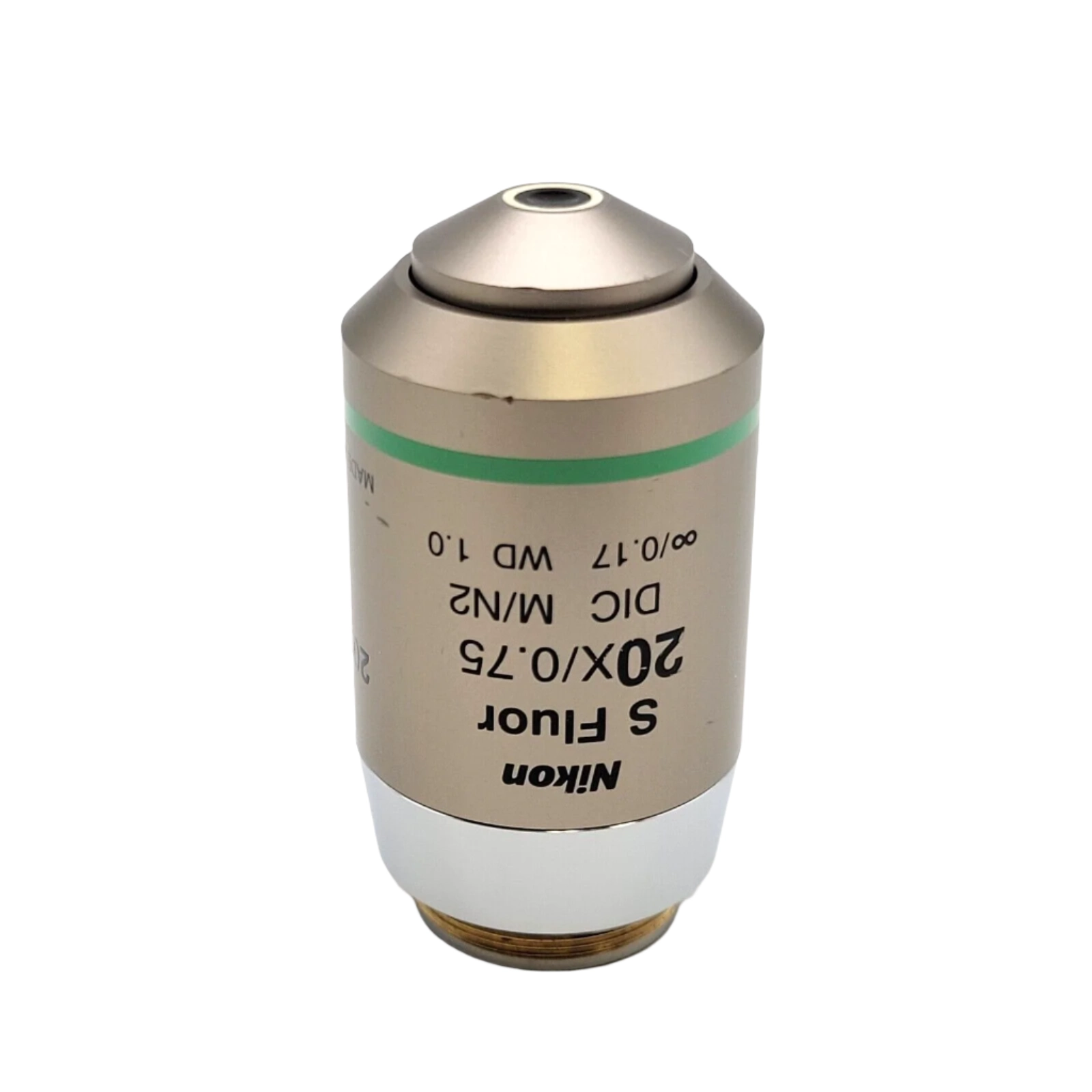 Nikon Microscope Objective CFI Super Fluor 20x NA 0.75 DIC M/N2 ∞/0.17