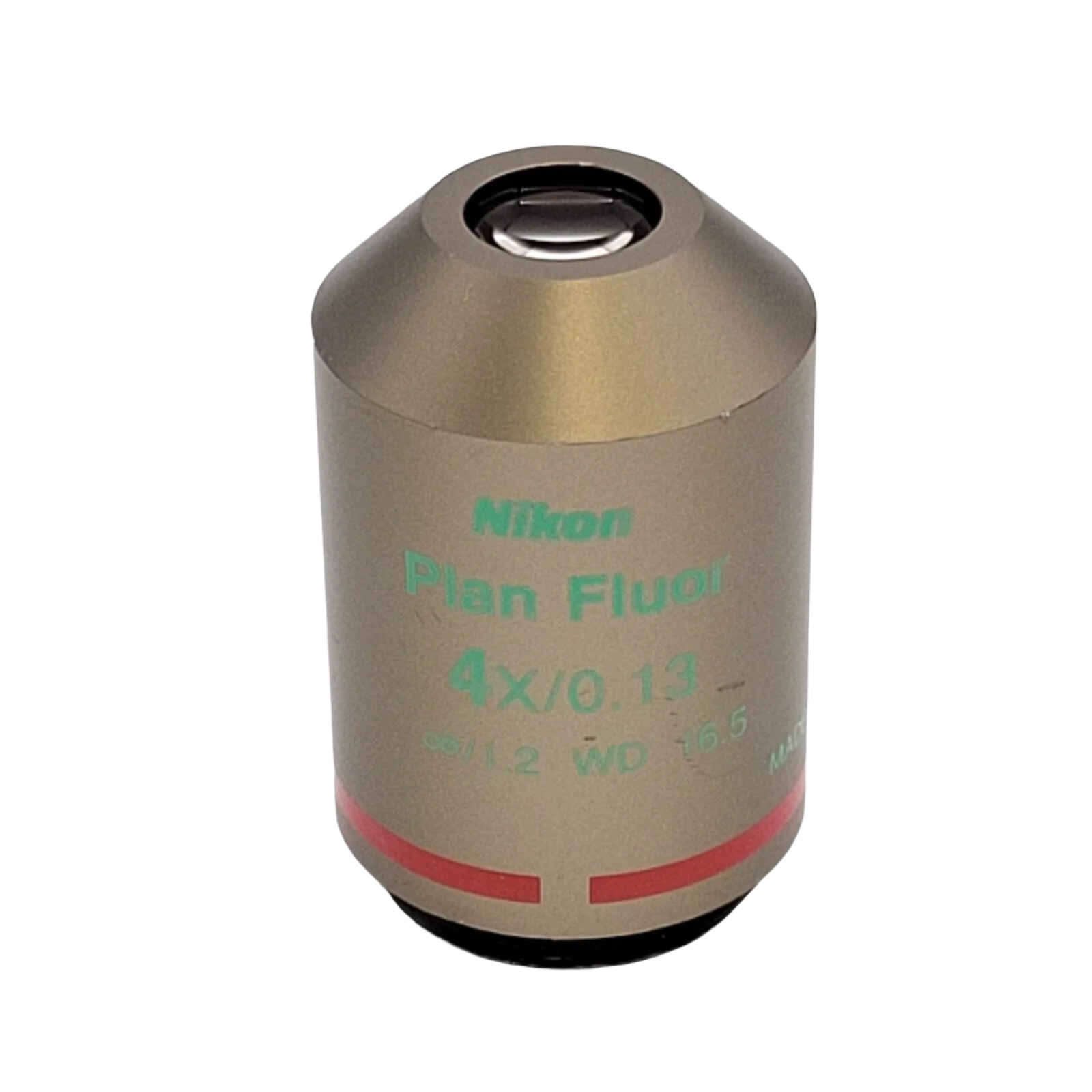 Nikon Microscope Objective CFI Plan Fluor 4x NA 0.13 PhL Phase Contrast