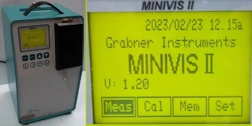 GRABNER INSTRUMENTS MINI VIS II, TYPE: 830-000-00, NO: 13-08-113, POWER: 100/10/230 VOLTS, HERTZ: 50