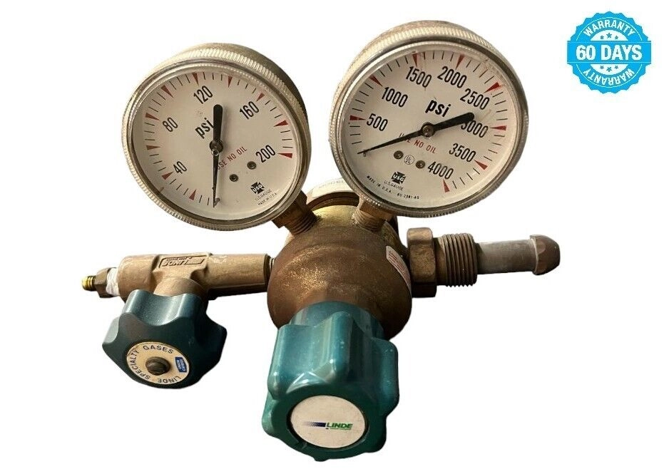 Linde Gas Regulator. 60 days Warranty !!!