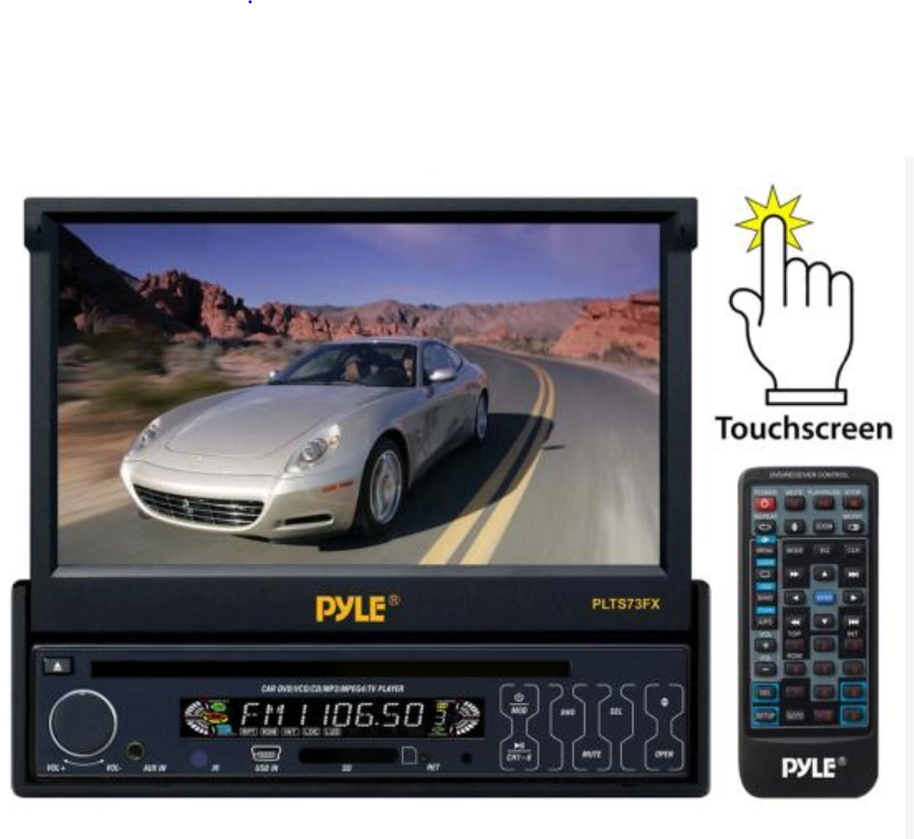 Pyle View PLTS73FX 7'' touch screen TFT/LCD single
