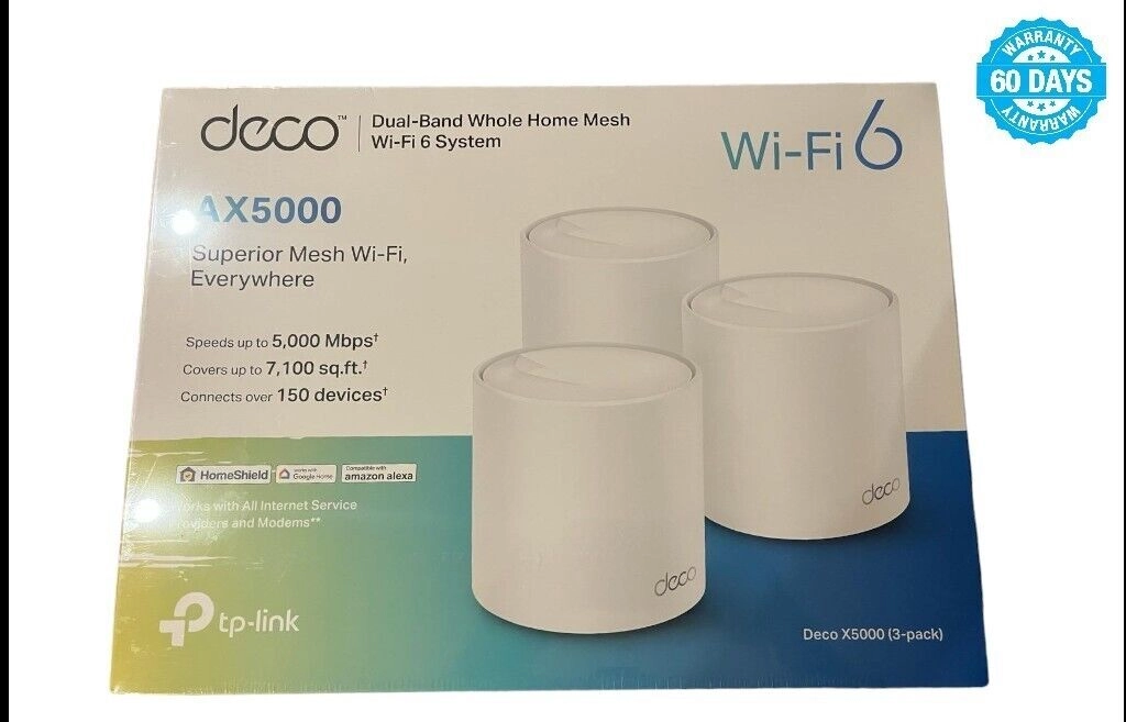 TP-Link DECO AX5000 Whole Home Dual-Band Mesh Wi-F