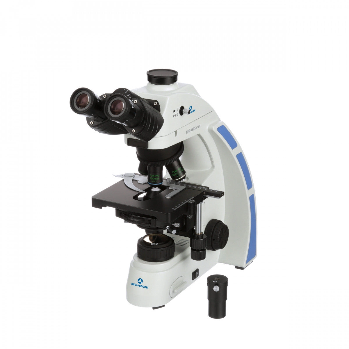 Accu-Scope EXC-350 Trinocular Microscope PCM for Asbestos Research