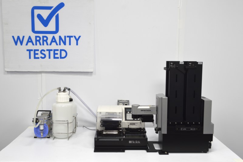 Agilent BioTek 405 HT TS Microplate Washer 405TSHTV w/ BioStack Stacker