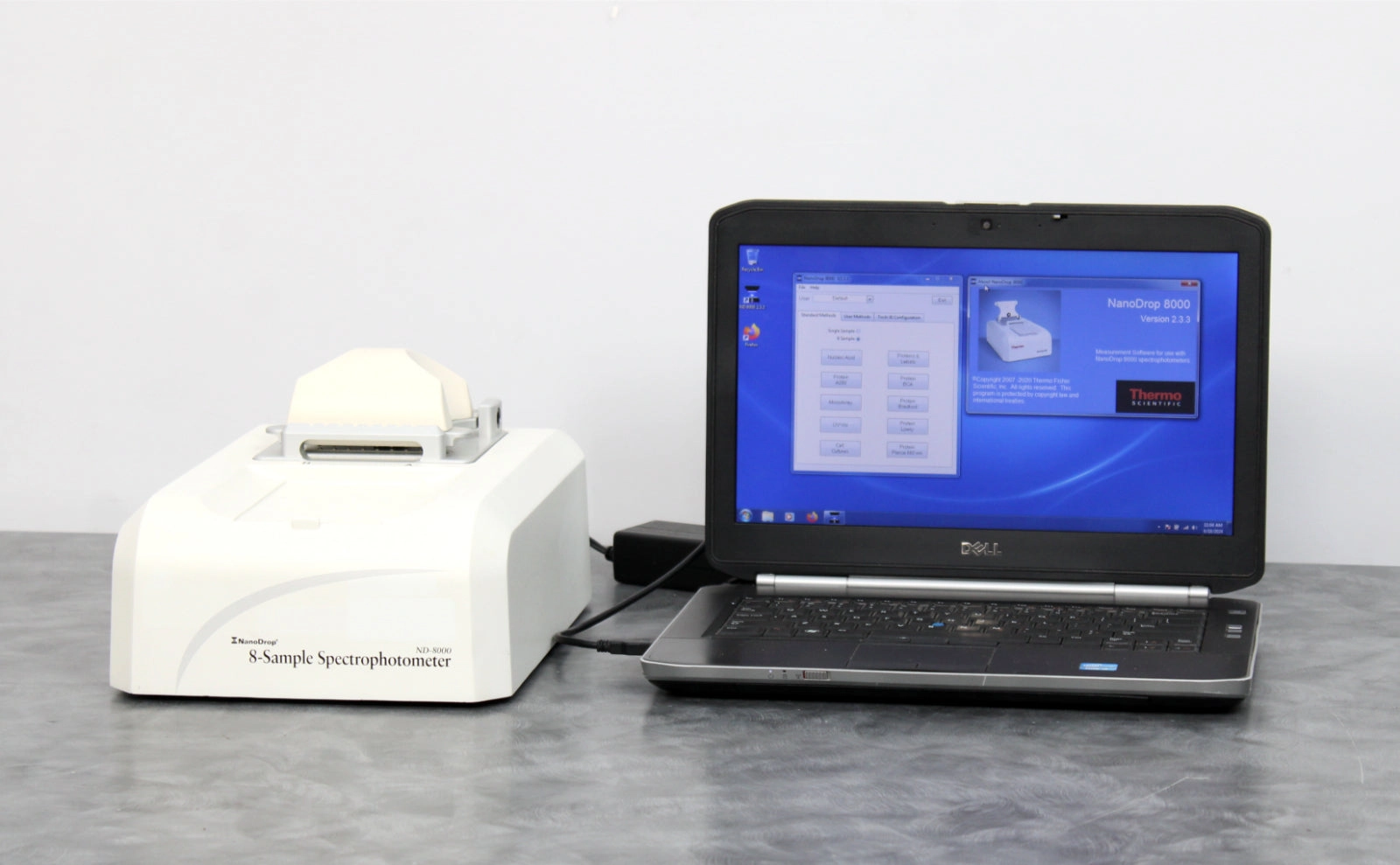 NanoDrop ND-8000 8-Sample UV/Vis Spectrophotometer with Laptop &amp; Software