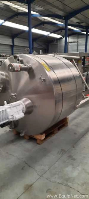 Prominox 2500 liters stainless steel tank