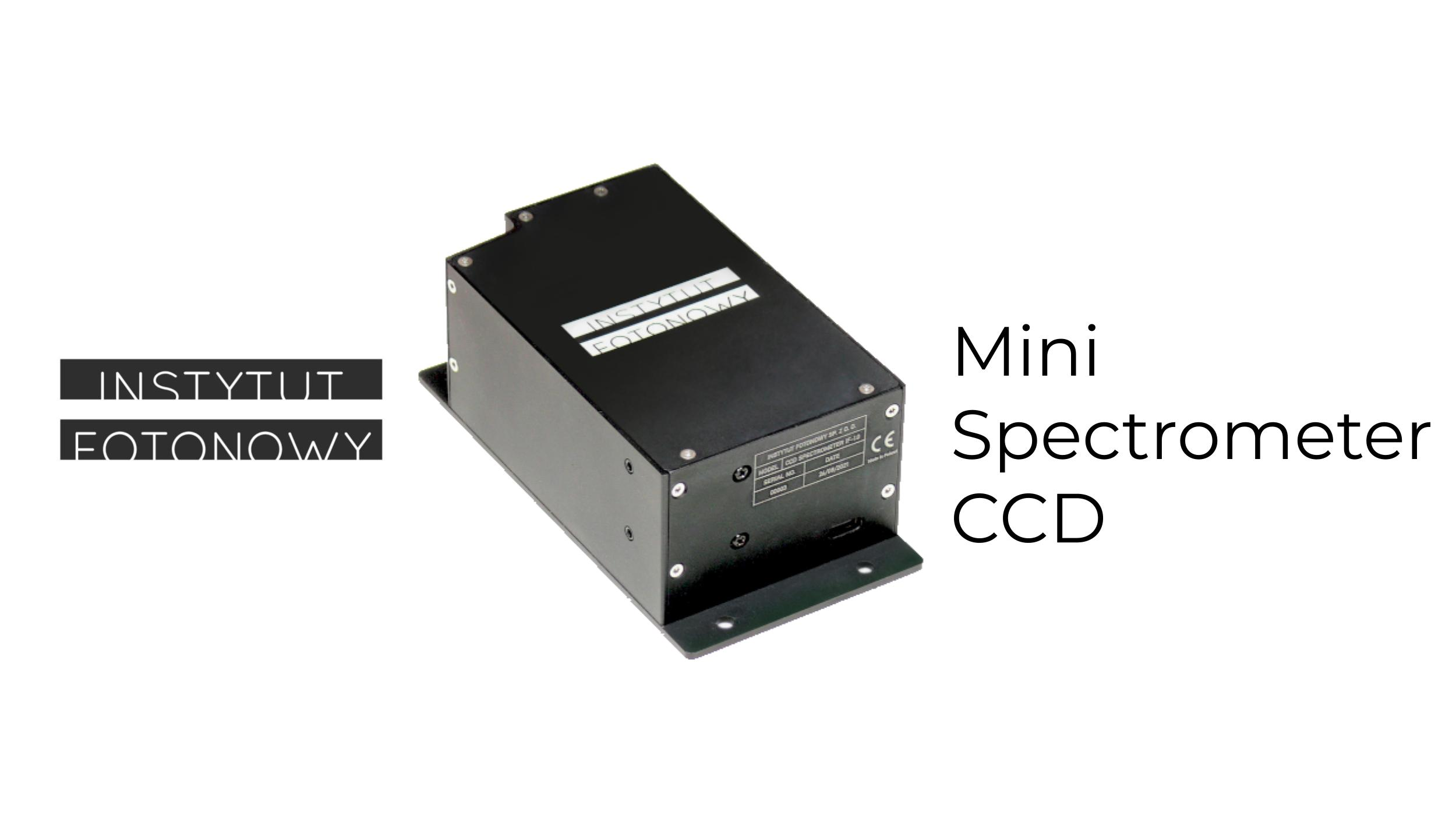 Mini Spectrometer CCD - universal, portable, compact appliance for visible light measurements
