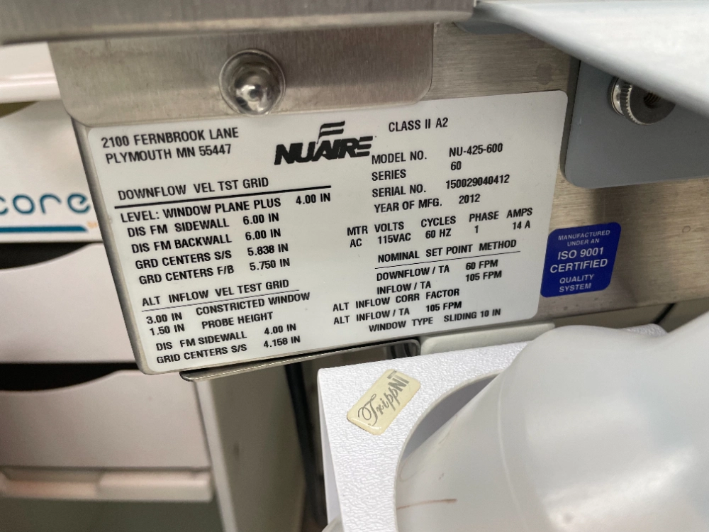 Nuaire LabGARD 6' BioSafety